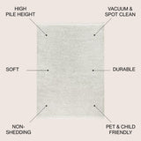 Mercer Shag Plush Tassel Area Rug