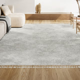 Mercer Shag Plush Tassel Area Rug