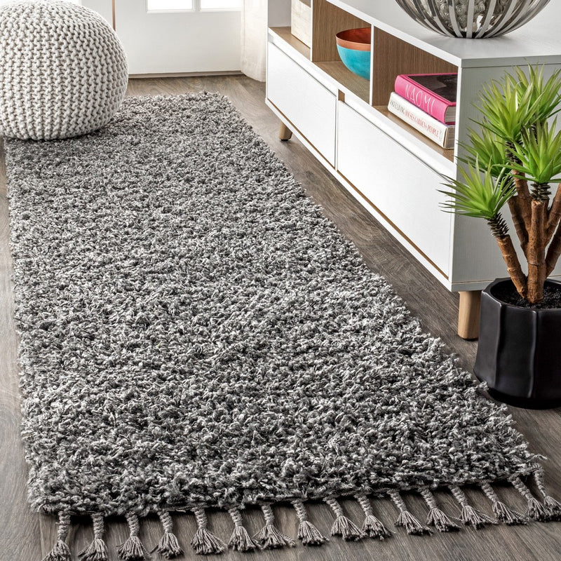 Mercer Shag Plush Tassel Area Rug