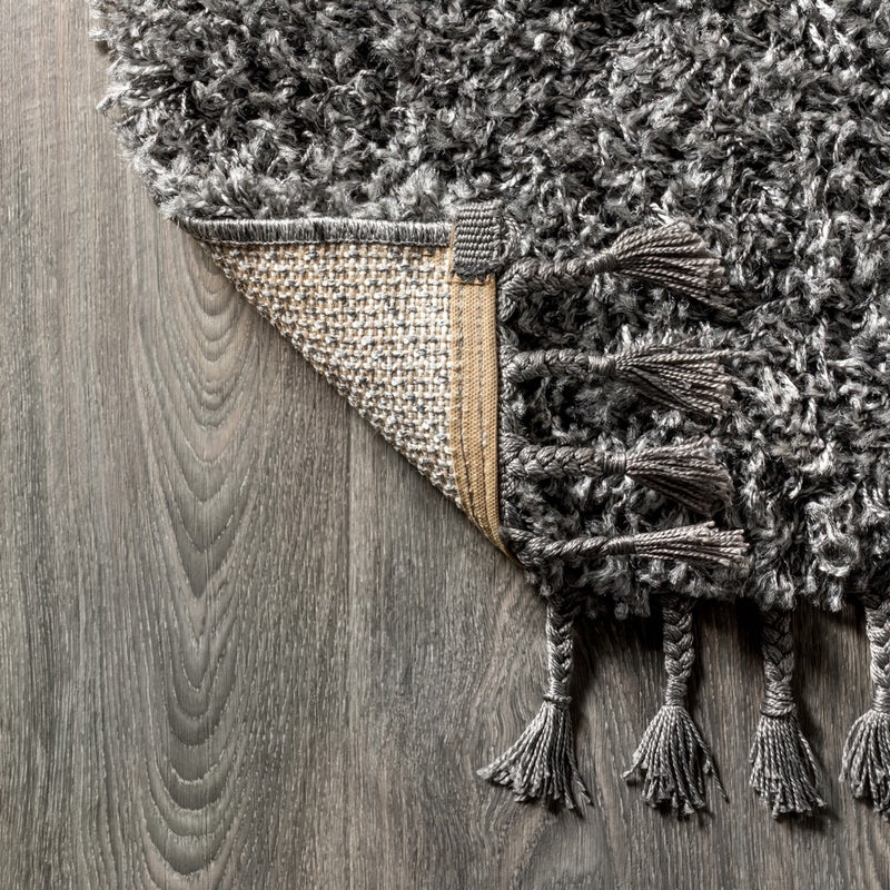 Mercer Shag Plush Tassel Area Rug