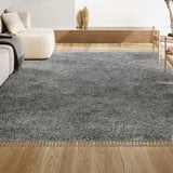Mercer Shag Plush Tassel Area Rug