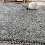 Mercer Shag Plush Tassel Area Rug