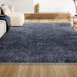 Mercer Shag Plush Tassel Area Rug