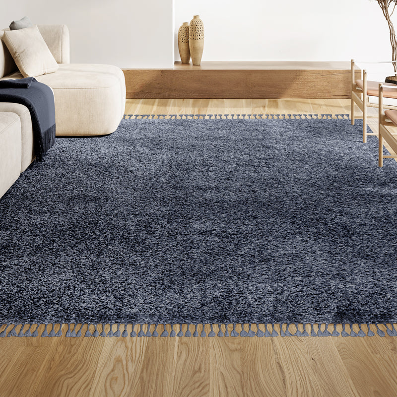 Mercer Shag Plush Tassel Area Rug