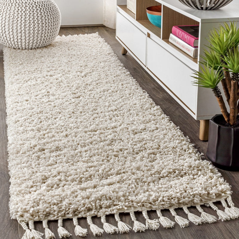 Mercer Shag Plush Tassel Area Rug