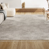Mercer Shag Plush Tassel Area Rug