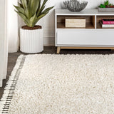 Mercer Shag Plush Tassel Area Rug