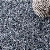 Mercer Shag Plush Area Rug Denim Blue / Runner / 2'3" X 8' – DETAIL
