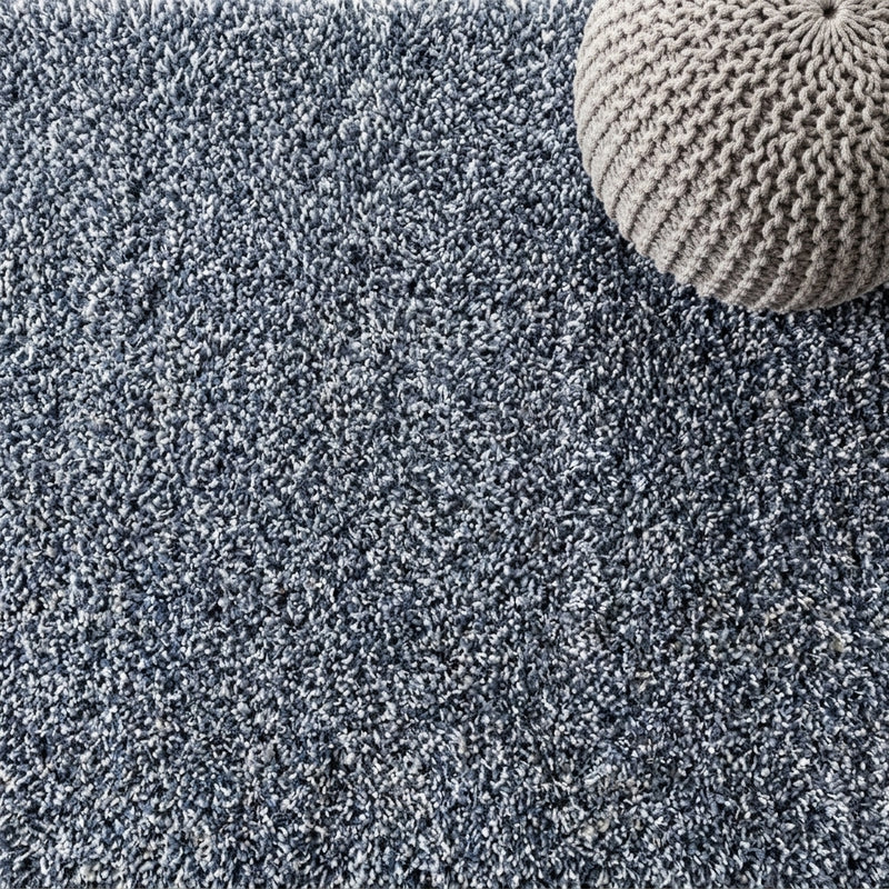 Mercer Shag Plush Area Rug Denim Blue / Runner / 2'3" X 8' – DETAIL