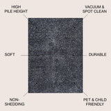 Mercer Shag Plush Area Rug
