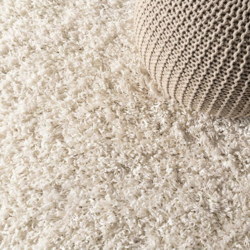 Mercer Shag Plush Area Rug Cream / Runner / 2'3" X 8' – DETAIL