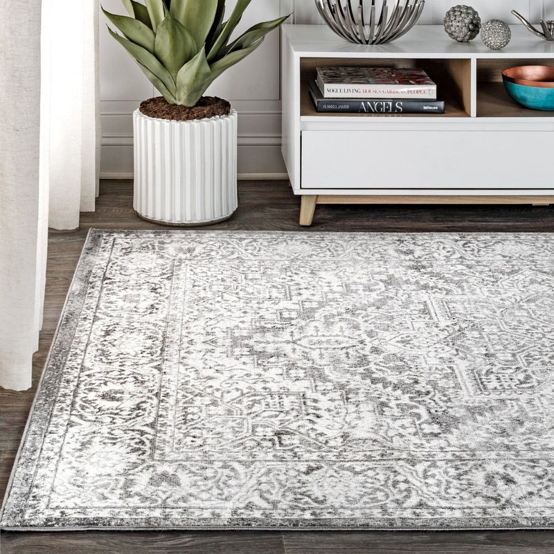 Modern Persian Vintage Medallion Area Rug