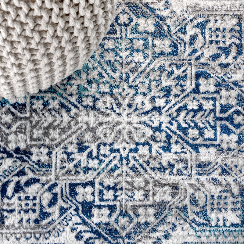 Modern Persian Vintage Medallion Area Rug