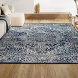 Modern Persian Vintage Medallion Area Rug
