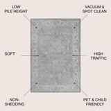 Modern Persian Vintage Moroccan Traditional Area Rug