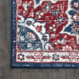 Modern Persian Vintage Moroccan Medallion Area Rug