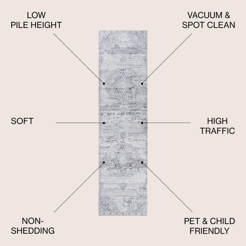Modern Persian Vintage Moroccan Medallion Area Rug