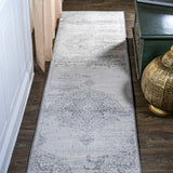 Modern Persian Vintage Moroccan Medallion Area Rug