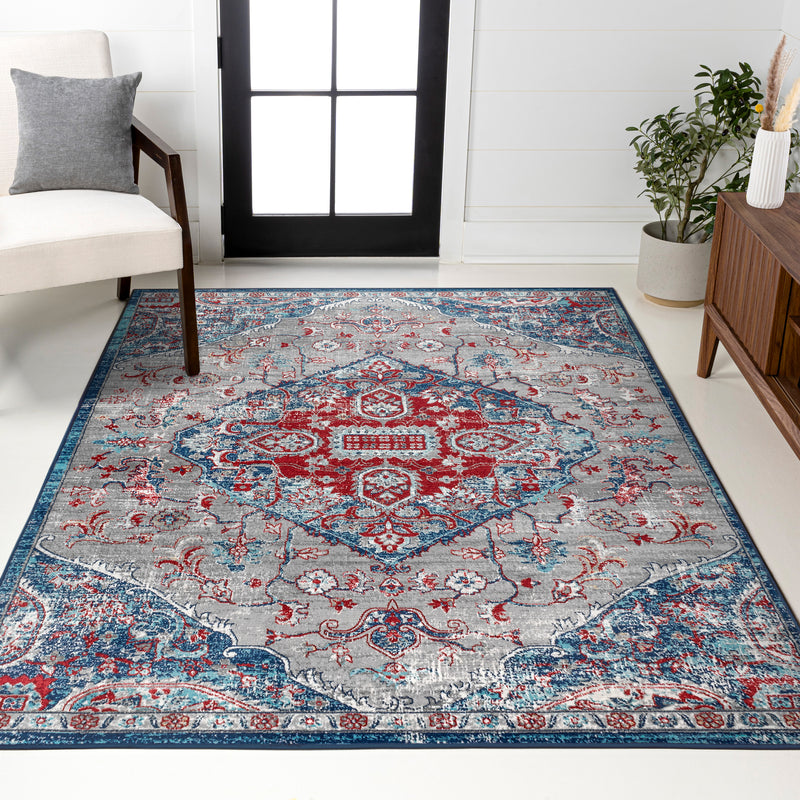 Friv modern Persian Vintage Medallion Area Rug