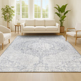 Edison modern Persian Vintage Medallion Area Rug