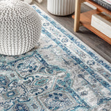 Jerica modern Persian Vintage Medallion Area Rug