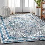 Jerica modern Persian Vintage Medallion Area Rug