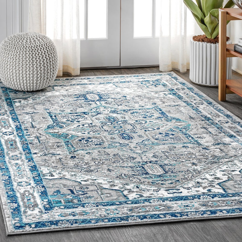Jerica modern Persian Vintage Medallion Area Rug
