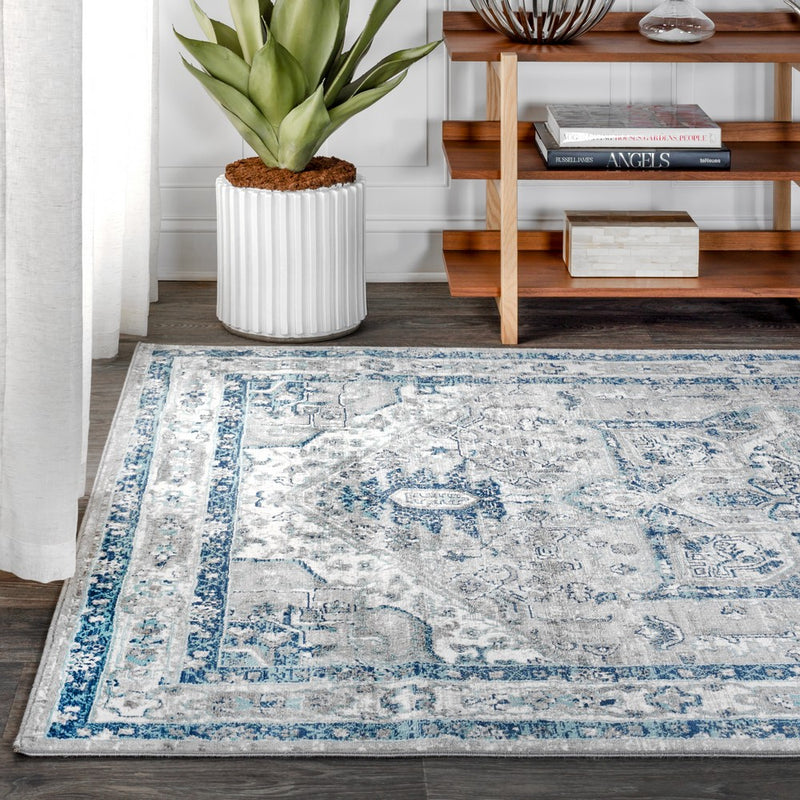 Jerica modern Persian Vintage Medallion Area Rug