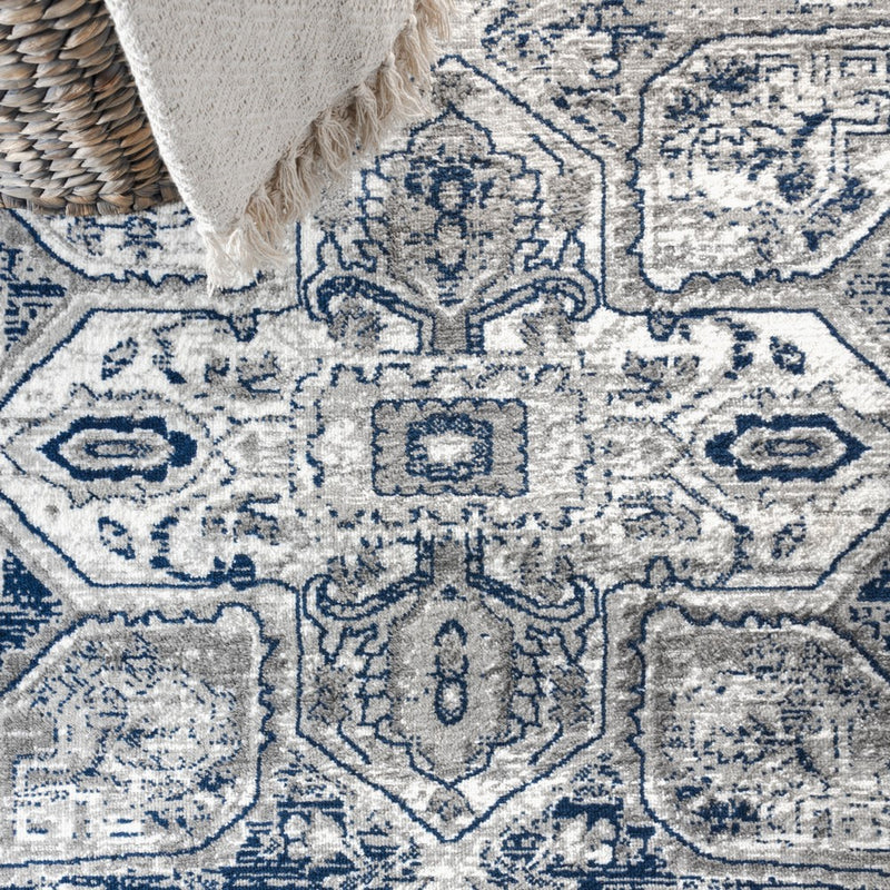 Jerica modern Persian Vintage Medallion Area Rug