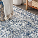 Jerica modern Persian Vintage Medallion Area Rug