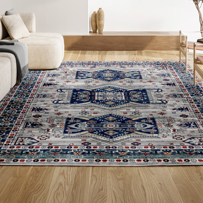 Kasbah Modern Persian Vintage Medallion Area Rug