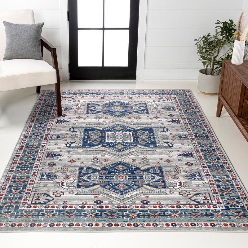 Kasbah Modern Persian Vintage Medallion Area Rug