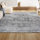 Kasbah Modern Persian Vintage Medallion Area Rug