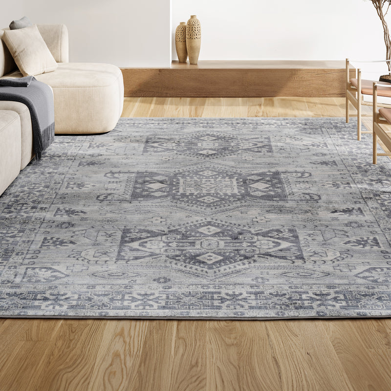 Kasbah Modern Persian Vintage Medallion Area Rug