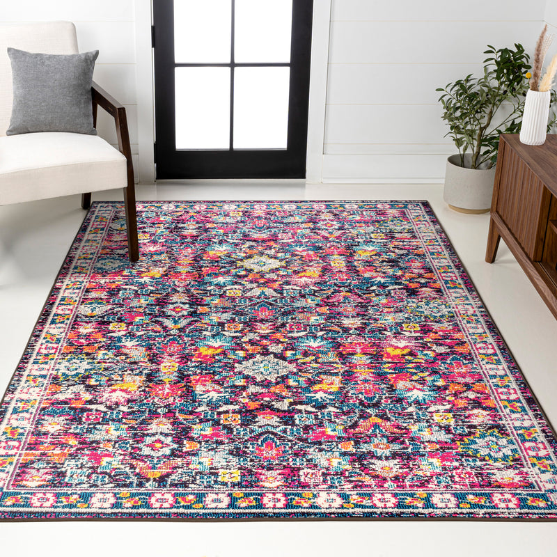 Alfombra Modern Persian Boho Floral Area Rug