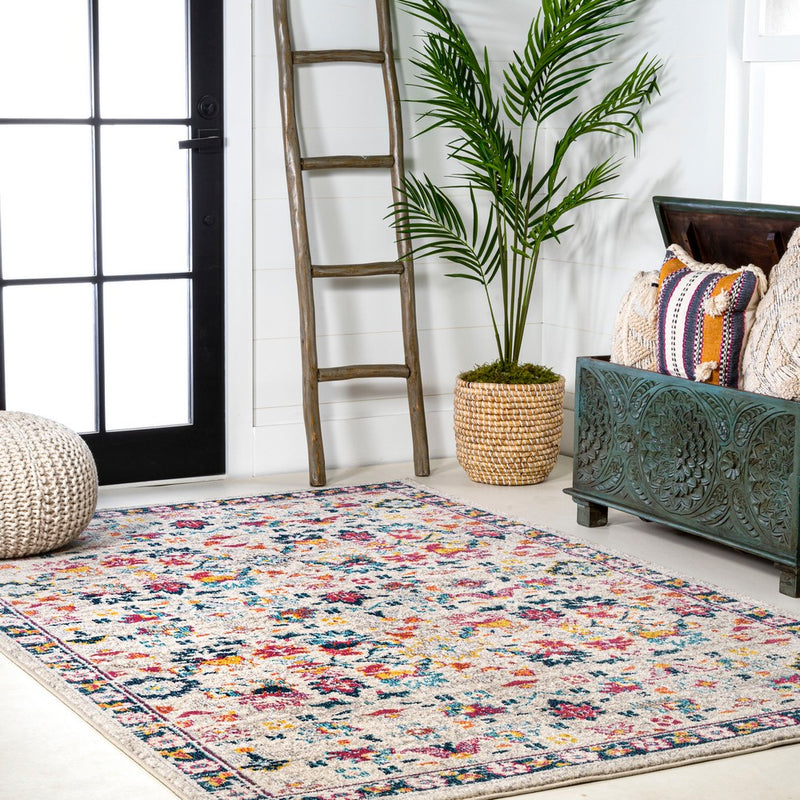 Alfombra Modern Persian Boho Floral Area Rug
