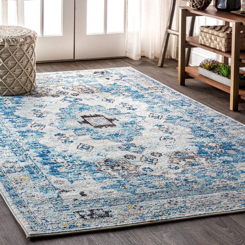Modern Persian Boho Vintage Medallion Area Rug