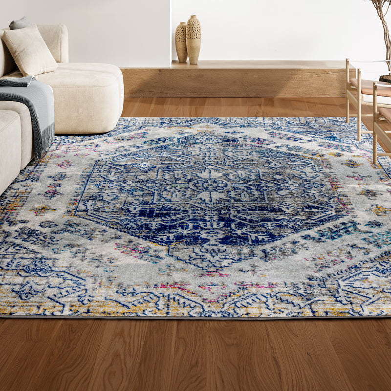 Modern Persian Boho Vintage Area Rug