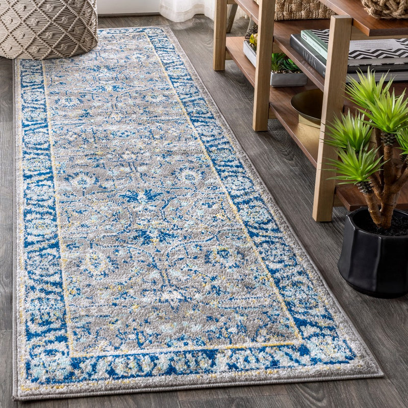 Modern Persian Boho Floral Area Rug
