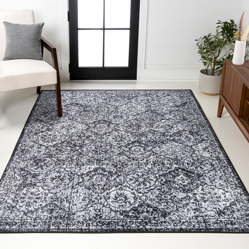 Modern Persian Boho Vintage Trellis Area Rug