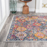 Modern Persian Boho Vintage Trellis Area Rug