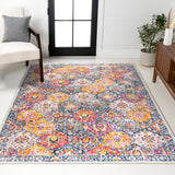 Modern Persian Boho Vintage Trellis Area Rug