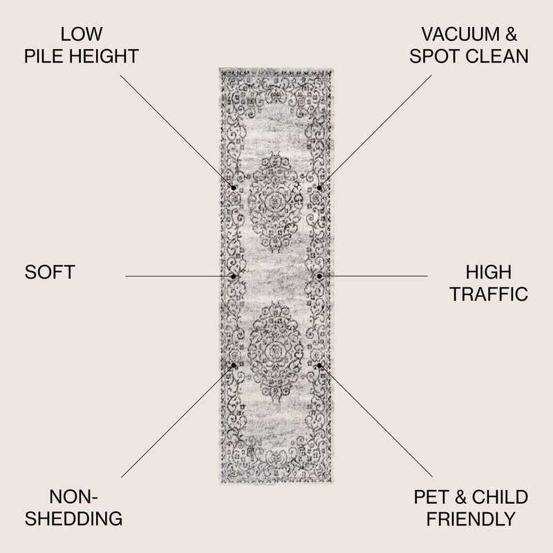 Minori Filigree Medallion Area Rug