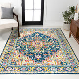 Brooklyn Geometric Medallion Area Rug