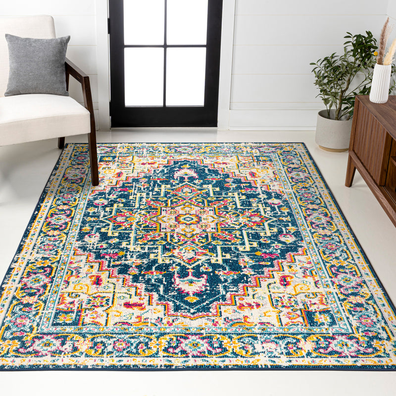 Brooklyn Geometric Medallion Area Rug