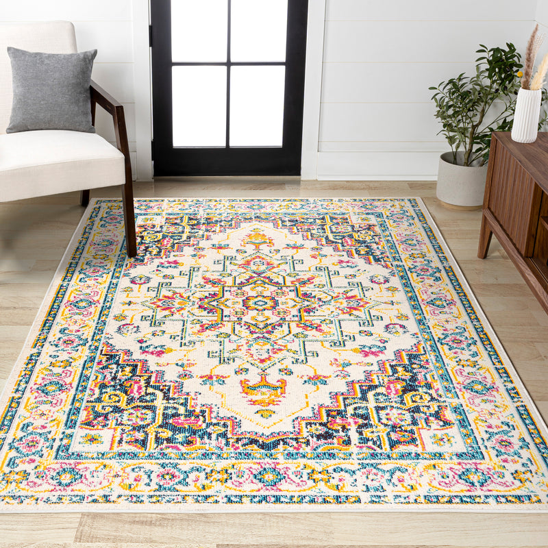 Brooklyn Geometric Medallion Area Rug