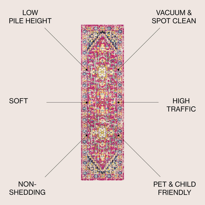 Brooklyn Geometric Medallion Area Rug