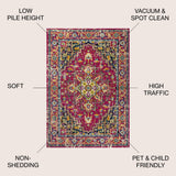 Brooklyn Geometric Medallion Area Rug