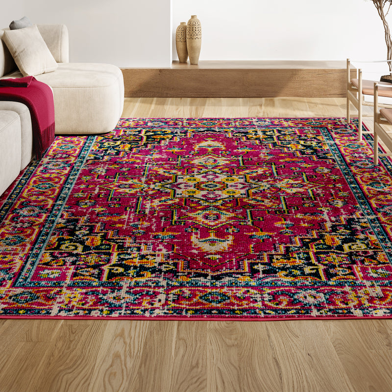 Brooklyn Geometric Medallion Area Rug