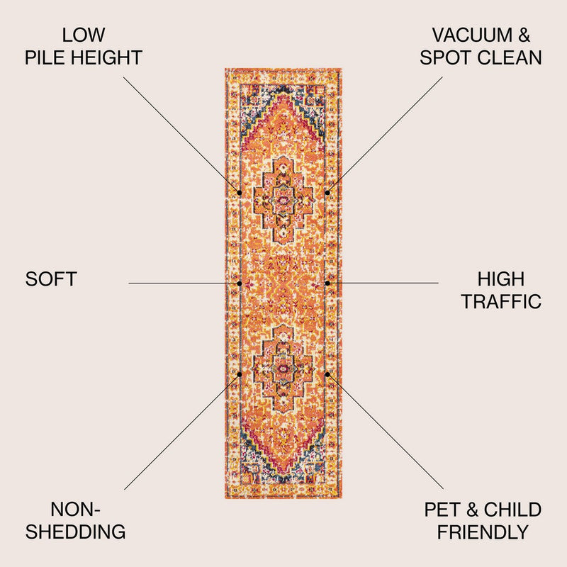 Brooklyn Geometric Medallion Area Rug